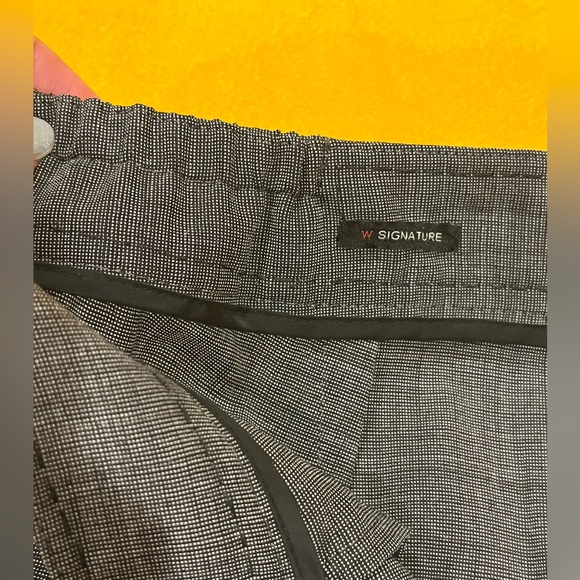 Talbots straight leg trousers / dressy pants w/ stretchy waist. Grey. 18W - Picture 7 of 13
